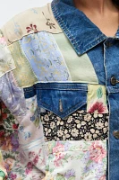 Urban Renewal Remade Patchwork Floral Denim Jacket