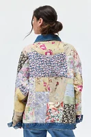 Urban Renewal Remade Patchwork Floral Denim Jacket