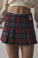 Tommy Jeans Plaid Pleated Mini Skirt