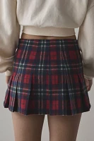 Tommy Jeans Plaid Pleated Mini Skirt