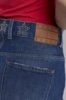 Tommy Jeans Studded Star Denim Mini Skirt