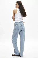 Abrand Carrie Tie-Waist Straight Leg Jean