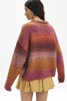 UO Gibson Spacedye Crew Neck Pullover Sweater