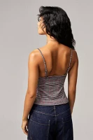 Kimchi Blue Check Corset Top