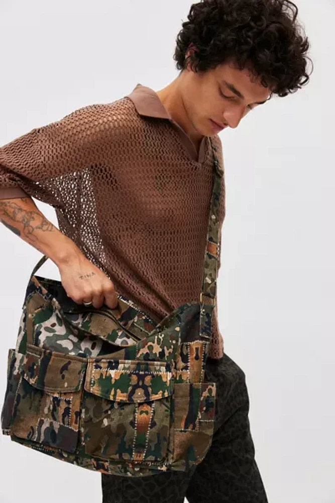 Camo Patch Shoulder Bag