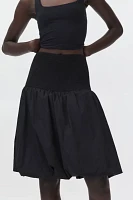 Urban Renewal Remnants Bubble Hem Convertible Midi Skirt