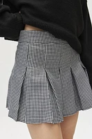 Urban Renewal Vintage Plaid Pleated Mini Skirt