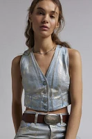 Levi’s® Mona Metallic Denim Corset Top