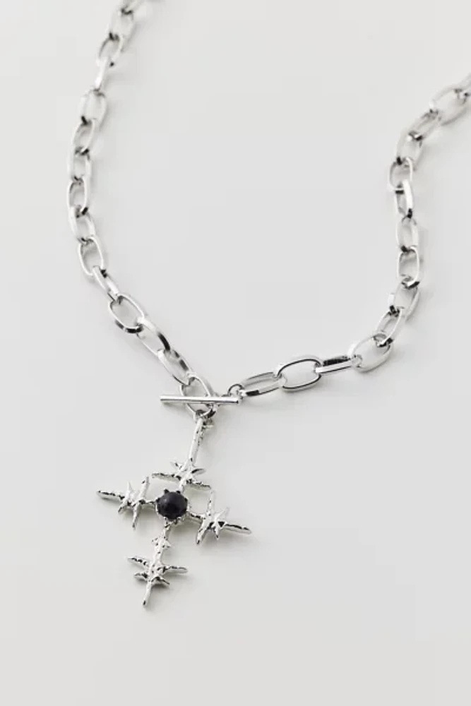 Phoenix Cross Pendant Necklace