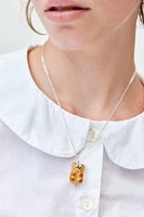 Ceramic Bear Charm Necklace