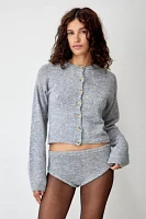 UO Grey Knit Micro Short