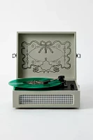 Crosley UO Exclusive Embossed Bows Voyager Bluetooth Record Player