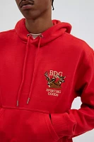 BDG Bonfire Embroidered Graphic Cropped Hoodie Sweatshirt