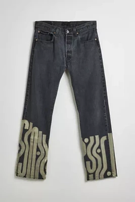 Inperfect Denim X Urban Renewal Bleach Dye Pattern Hem Jean