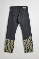 Inperfect Denim X Urban Renewal Bleach Dye Pattern Hem Jean