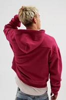 Standard Cloth Javier Half Zip Cropped Hoodie Sweatshirt