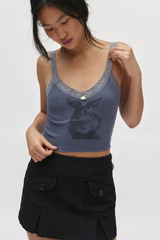 Kimchi Blue Remi Bunny Graphic Tank Top