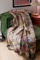 Calhoun & Co. Pastel Garden Tapestry Throw Blanket