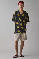 The Critical Slide Society Morning Patterned Short Sleeve Button-Down Shirt