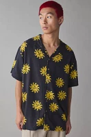 The Critical Slide Society Morning Patterned Short Sleeve Button-Down Shirt