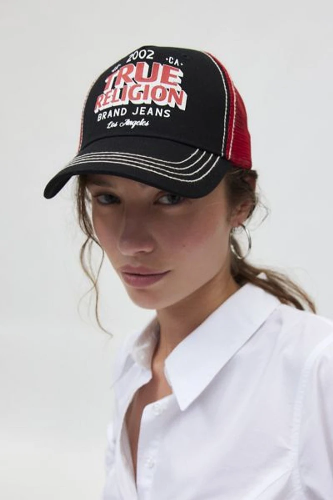 True Religion 2002 Logo Trucker Hat