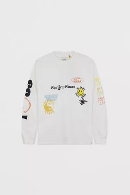 The Critical Slide Society Mixed Up Graphic Long Sleeve Tee