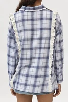 Urban Renewal Remade Broderie Ruffle Shirt