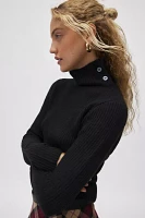 BDG Grayson Buttoned Turtleneck Sweater