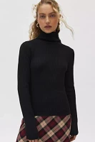 BDG Grayson Buttoned Turtleneck Sweater