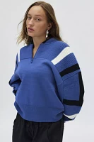 BDG Theo Quarter Zip Pullover Sweater