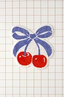 Cherry Bow Bath Mat