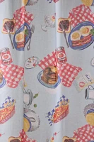 Diner Breakfast Shower Curtain