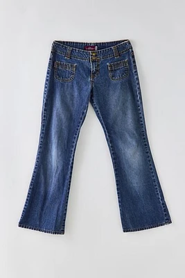 Vintage Patch Pocket Flared Jean