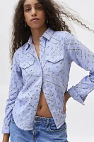 BDG Ariella Printed Western Shirt