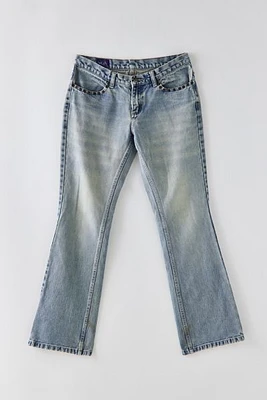 Vintage Y2K Riveted Light Wash Flared Jean