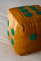 Velvet Dice Throw Pillow