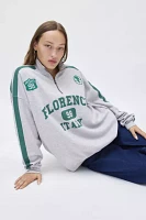 Florence Graphic Half Zip Pullover Sweatshirt