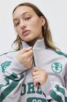 Florence Graphic Half Zip Pullover Sweatshirt