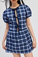 Motel Byan Tie-Front Mini Dress