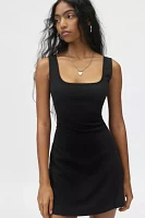 Motel Irinel Bow Back Black Mini Dress