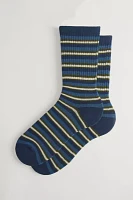 Stripe Crew Sock