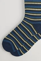 Stripe Crew Sock