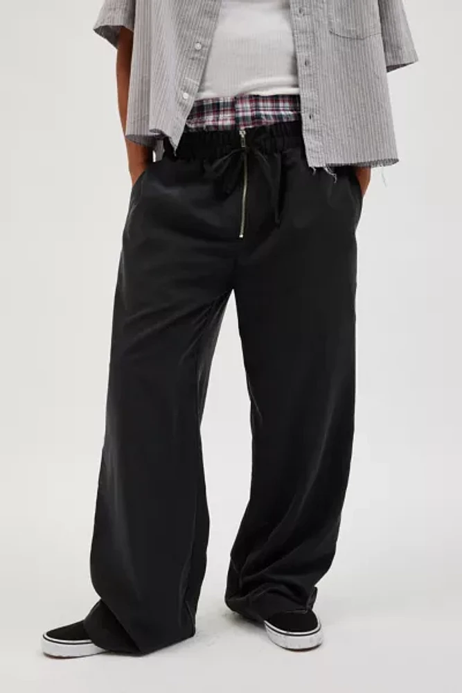 Urban Renewal Remnants Made LA Zip Front Drawstring Track Pant