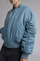 BDG Charlie Barrel Sleeve Bomber Jacket