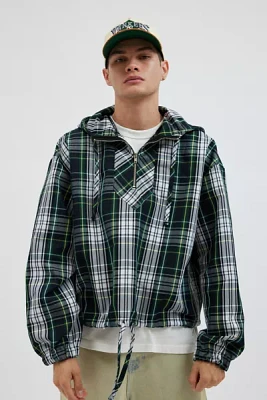 Urban Renewal Remnants Made LA Woven Plaid Pullover Anorak Jacket