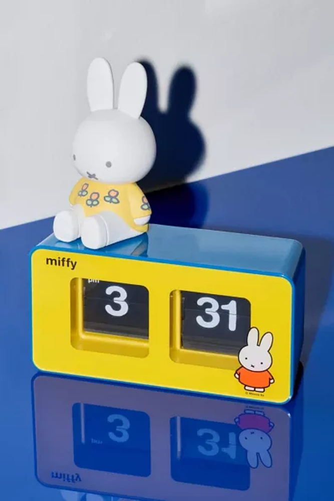 Miffy + Retrospekt Colorblock Flip Clock