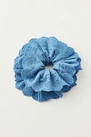 Heart Eyelet Large Scrunchie