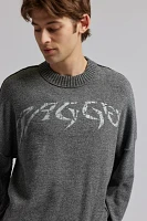 The Ragged Priest Direction Distressed Crew Neck Sweater