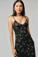 UO Floral Mesh Maxi Dress