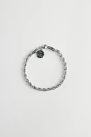 King Ice 5mm White Gold Rope Chain Bracelet